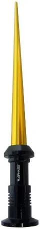 Vista 6 de Lightsaber Saber Blade láser Espada Short 4" pulgadas de aluminio Antena en oro amarillo para Mercedes Benz 100 190 190d 190E class-a