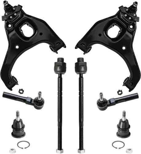Vista 241 de Detroit Axle - Kit de brazos de control de extremo de 8 piezas para Toyota 2001-2003 Highlander 2002-2003 Camry Lexus ES300, 2 conjuntos de brazos