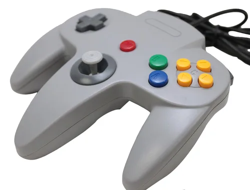 Vista 9 de 3rd Party Classic Retro N64 Bit USB Wired Controller for PC and MAC - Grey