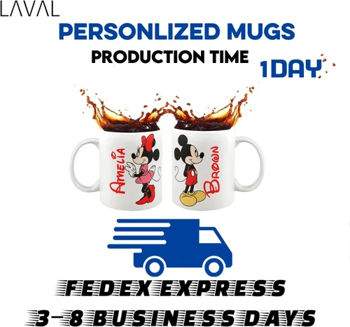 Vista 6 de Juego de tazas de café regulares MM tazas de café para mujeres aniversario boda compromiso para pareja para él y ella tazas personalizadas tazas