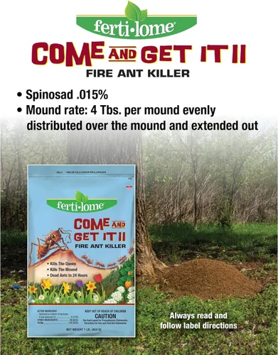 Vista 5 de Fertilome (11300) - Come and Get It Fire Ant Killer (1 libra)