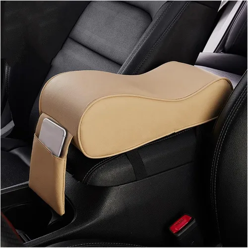 Vista 8 de SSIMOO Cojín de espuma viscoelástica para reposabrazos de auto con funda para reposabrazos de consola central con bolsa de almacenamiento
