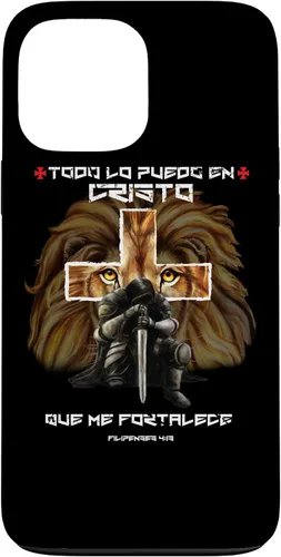 Vista 23 de Funda para iPhone 11 Pro Max Filipenses 4 13 Versos Biblicos English Regalos Cristianos