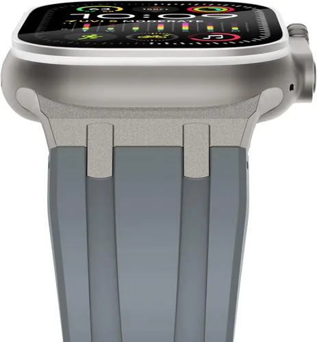 Vista 24 de NewWays AP - Correa de lujo para Apple Watch Ultra de 1.929 in 1.811 in 1.772 in 1.732 in 1.654 in 1.614 in 1.575 in 1.496 in para hombres