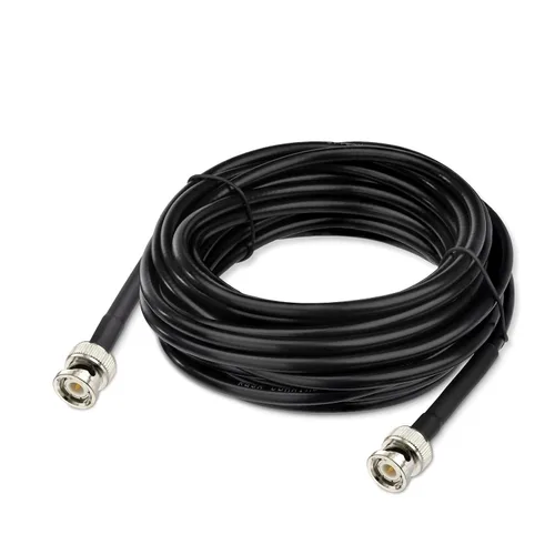 Vista 12 de Superbat Cable BNC a BNC de 6 pies, cable coaxial de extensión BNC RG8X de 50 ohmios Puente macho BNC resistente para radio bidireccional, antena