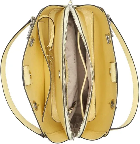 Vista 8 de Calvin Klein Mochila de cadena de triple compartimento con micro guijarros de Hailey