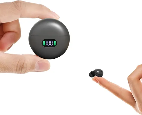 Vista 8 de Xmenha Mini auriculares invisibles inalámbricos Bluetooth auriculares auriculares auriculares para iPhone Android pequeños pequeños pequeños