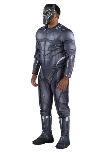 Vista 5 de Disfraz de Black Panther para Hombre Multicolor