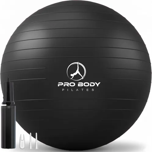 Vista 18 de ProBody Pilates Pelota de Ejercicio - Bola de Balance de Varios Tamaños de Grado de Gimnasio para Fitness, Yoga, Entrenamiento, Embarazo y Terapia