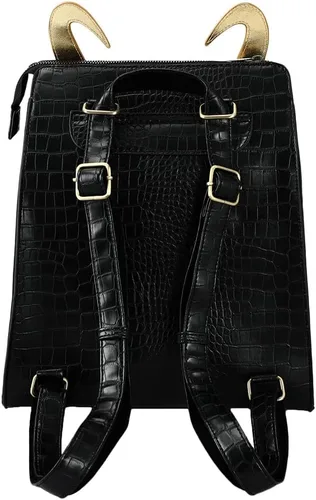 Vista 6 de Marvel Comic Book Loki Cosplay Mini Mochila Negra, Negro -, Personalizado