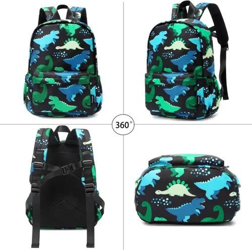 Vista 2 de Abshoo - Mochila infantil para preescolar con correa en el pecho