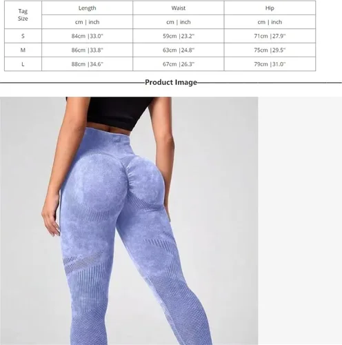 Vista 4 de TRENIS Leggings para mujer, pantalones de yoga para lavar, realce de glúteos, cintura alta, apretado, gimnasio, sin costuras