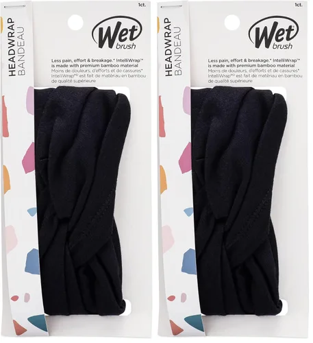 Vista 10 de Wet Brush Pañuelo para la cabeza -Negro