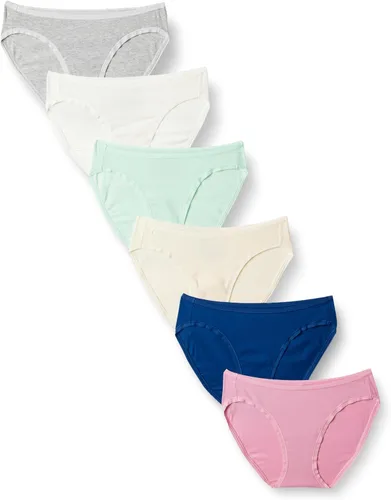 Vista 51 de Amazon Essentials Ropa interior de bikini de algodón y elastano para mujer (disponible en tallas grandes)