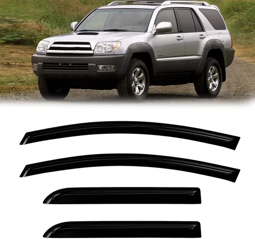 Vista 69 de Protectores de lluvia de ventana para Ford F150 SuperCab 2004-2014 2 piezas deflector de ventana para 09-14 F-150 con 2 puertas delanteras