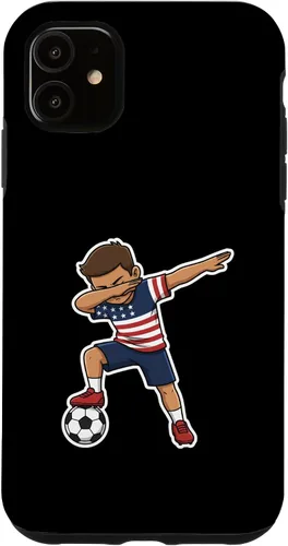 Vista 8 de Dab, Patriotic American Flag Player Case for iPhone 17