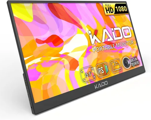 Vista 13 de Kado Paquete de 2 monitores portátiles 15.6 pulgadas 1920x1080 USB-C HDMI