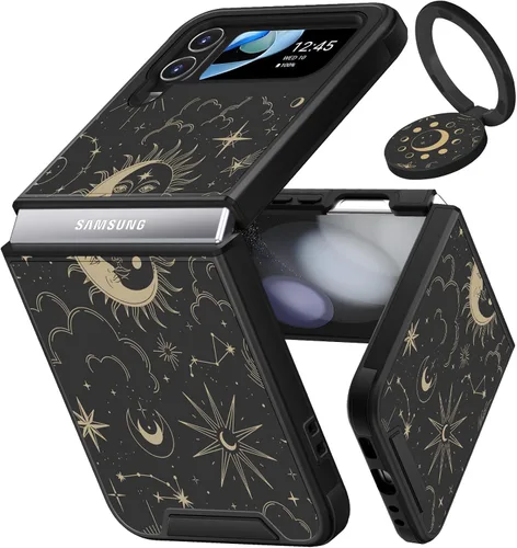 Vista 79 de Funermei para Samsung Galaxy Z Flip 4 Funda - Funda de Teléfono Bonita para Mujeres y Niñas con Mariposas Bonita Estética Femenina Diseño