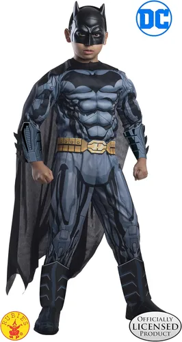 Vista 2 de Disfraz de lujo para niño Rubie's, disfraz de Batman, superhéroes de DC, M, Un solo