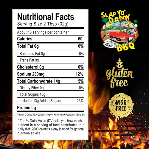 Vista 2 de Slap Yo Daddy Salsa BBQ Carolina Tangy - Salsa BBQ Carolina de Pitmaster Harry Soo - Sabor a base de vinagre picante y dulce para asar y sumergir