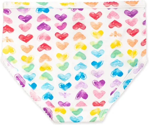 Vista 2 de Burt's Bees Baby Toddler Girls' Underwear, Organic Cotton Panties, Tag-Free Comfort Briefs, Pack of 6