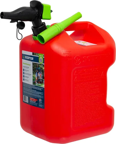 Vista 15 de Scepter FSCD552 - Recipiente de combustible con boquilla SmartControl a prueba de derrames, bidón amarillo para diésel, 5 galones (4 unidades)