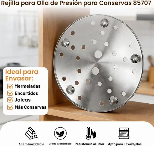 Vista 5 de 85707 - Estante para latas de presión de 11 pulgadas para presto de 16 a 23