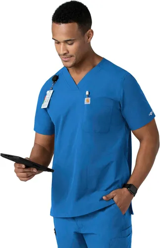 Vista 3 de Carhartt Camiseta con cuello en V Force para hombre