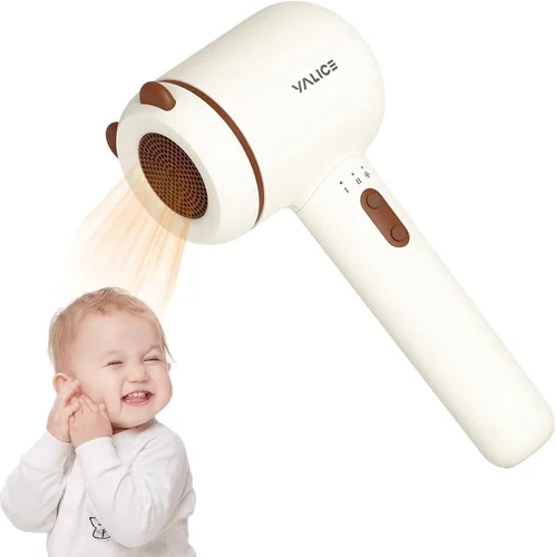 Vista 8 de YALICE Cordless Hair Dryer for Baby and Kids, Portable Travel Blow Dryer with Gentle Airflow & Low Heat Ionic Care for Infant, 3 Speed Settings