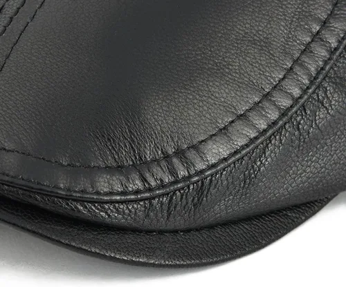 Vista 6 de VOBOOM Gorra de hiedra de cuero genuino ajustable para hombres y mujeres