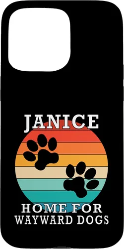 Vista 31 de Janice Home for Wayward Dogs Family Name Case for iPhone 16