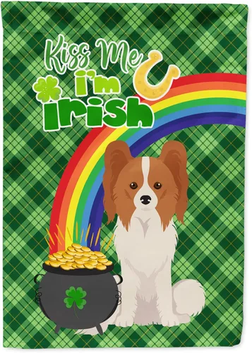 Vista 43 de Caroline's Treasures WDK4731GF - Bandera decorativa para jardín del día de San Patricio, color negro y tostado, Airedale Terrier, para jardín