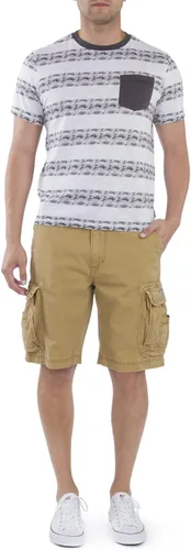 Vista 2 de Unionbay Survivor pantalones cortos de cargo con cinturón para hombre