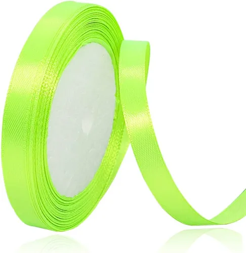 Vista 54 de Cinta de Satén Beige de Color Sólido, 1-1/2 Pulgadas x 25 Yardas, Cinta de Satén de Tela para Envolver Regalos, Manualidades, Hacer Lazos
