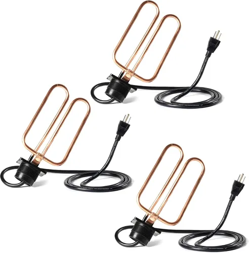Vista 8 de Farm Innovators DPH-15 - Calentadores de tanque de agua para exteriores, tapón de drenaje de tanque de ganado, descongelante de agua diseñado
