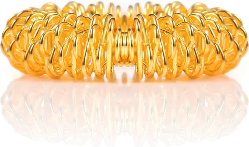 Vista 4 de Blulu Juego de 12 anillos de dedo sensoriales con puntas, anillo de dedo puntiagudo/anillo de acupresión para adolescentes, adultos, reductor