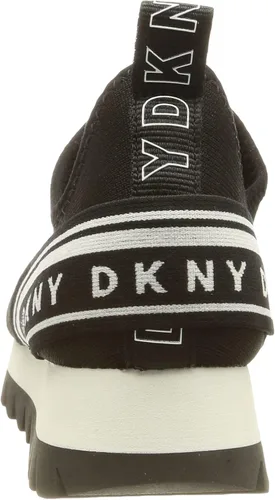 Vista 3 de DKNY Tenis ligeros y cómodos para mujer, plateado