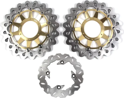 Vista 9 de Arashi Rotores de disco de freno delantero y trasero para Honda CBR600RR 2003-2020 Accesorios de repuesto de motocicleta CBR 600 RR CBR600 600RR