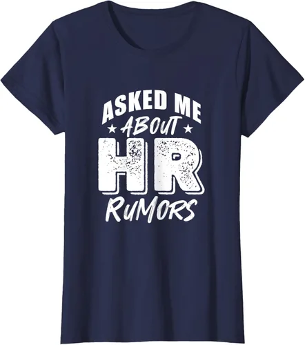 Vista 14 de Pregúntame sobre Rumores de RRHH Camiseta, Negro