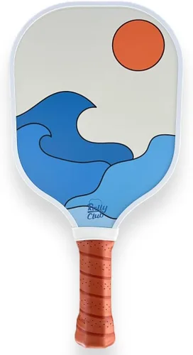 Vista 18 de Rally Club Paletas de pickleball para hombres y mujeres Núcleo compuesto de panal de fibra de carbono Ligero duradero Diseño único elegante