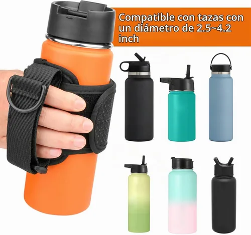 Vista 3 de Xxerciz Mango de vaso para vasos YETI Rambler, Owala, Cirkul, Hydro Flask, mango antideslizante universal para botellas de agua de 12 onzas a 40