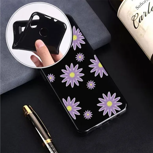 Vista 2 de BLU Bold K10 - Funda de silicona suave para BLU Bold K10 (6.60") con 1 protector de pantalla de vidrio templado, funda delgada de silicona a prueba