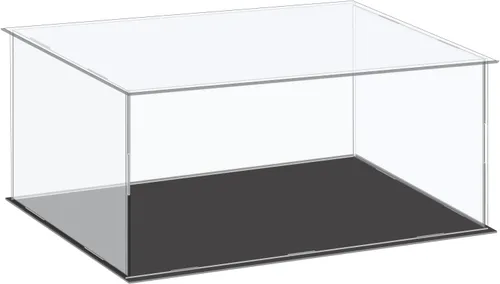 Vista 11 de MECCANIXITY Caja de exhibición acrílica Caja de almacenamiento de plástico Caja cúbica transparente pequeña Montaje a prueba de polvo Vitrina