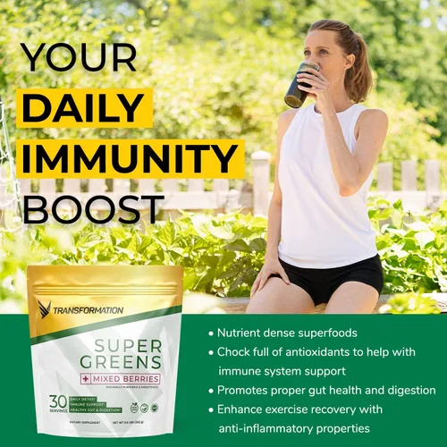Vista 6 de Transformation Vanilla & Chocolate Protein Powder Super Greens Superfood Green Juice Powder Polvo de péptidos de colágeno hidrolizados