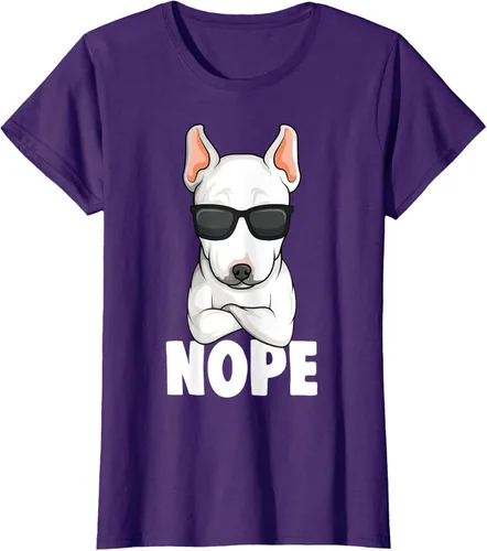 Vista 8 de Camiseta de perro Bull Terrier para niños y mujeres, Negro