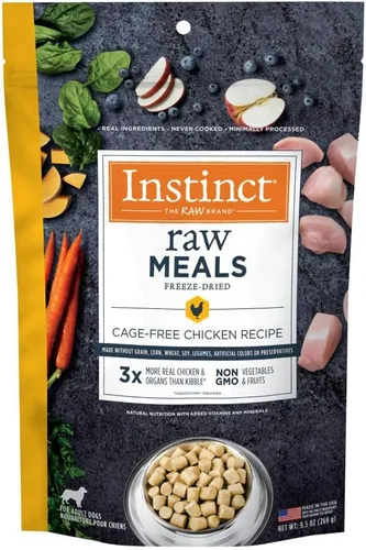 Vista 10 de Instinct Raw Meals Alimento para perros Pollock liofilizado, bolsa de 9 onzas