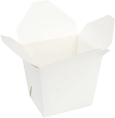 Vista 14 de Restaurantware Cajas para llevar comida china: 25 paquetes de 16 onzas, recipientes desechables para llevar, resistentes a la grasa, recipientes