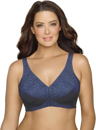 Vista 8 de Exquisite Form 5100565 FULLY Sujetador de encaje sin aros con soporte de espalda y postura con cierre frontal Negro