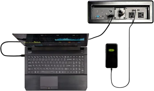 Vista 6 de StarTech.com Módulo de audio/video para caja de conectividad de mesa de conferencias - 4K - HDMI, DP, VGA - Soporte de montaje en mesa incluido