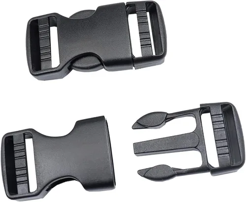 Vista 9 de Hebillas de liberación lateral Hebilla de plástico resistente Clips broches Mochila Hebilla Reemplazo para correa